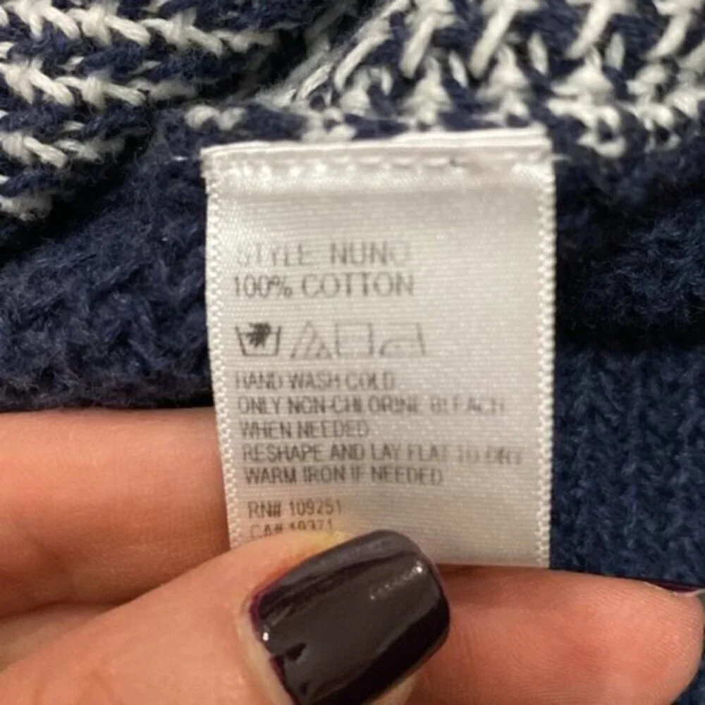 TRONATA Blue Knit Sweater Vest - Picture 14 of 15